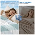 thumbnail image 2 of Aqua Plaid Cooling Blanket,Lightweight Breathable Summer Throw Blanket with Double Sided Cold Effect,Spring Summer Farmhouse Buffalo Checkered Picnic Blankets Bed Sheet for Hot Sleepers 40"x60", 2 of 8