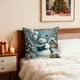 thumbnail image 2 of Funda de almohada de muñeco de nieve, funda de almohada de muñeco de nieve de invierno, casa de nieve azul, funda de cojín de sofá, cojín decorativo, fundas de almohada para sofá de dormitorio y sala, 2 of 6
