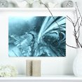 thumbnail image 1 of Fractal 3D Bleu Clair Collision - Impression sur Toile Abstraite, 1 of 3