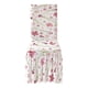 thumbnail image 2 of Funda de silla estampada | Funda de tapicería totalmente elástica para sillas de comedor de casa y hotel | Cojín de asiento de poliéster de alta elasticidad con respaldo | Blanco, 2 of 6