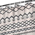 thumbnail image 3 of Geometric Diamond Striped Pattern Shower Curtain 36"x72" ,Bathroom Decorative Shower Curtains Set with 12 Hooks,Modern Waterproof Washable Shower Curtain, 3 of 6