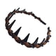 thumbnail image 4 of Diadema clásica en zigzag de los años 90, accesorios para el cabello, belleza, ligera, regalos Café, 4 of 9