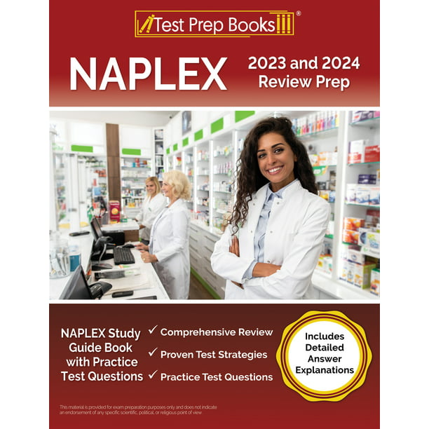 NAPLEX 2023 and 2024 Review Prep NAPLEX Study Guide Book with