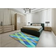 thumbnail image 4 of Ahgly Company Indoor Rectangle Patterned Algae Green Area Rugs, 5' x 8', 4 of 6