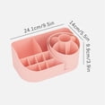 thumbnail image 2 of Photo Storage Box, Multifunctional Rotating Storage Box Desktop Office Stationery Bedroom Makeup Brush Lipstick Storage Living Room Kitchen Utensils Partition, 2 of 3