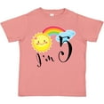 thumbnail image 3 of Inktastic I'm 5 Fifth Birthday Sun Rainbow Boys or Girls Toddler T-Shirt, 3 of 5