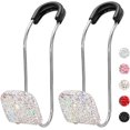 thumbnail image 1 of Bling - Ganchos para reposacabezas de coche, accesorios de coche, con diamantes de imitación, universal, para asiento trasero, reposacabezas, organizador de metal, soporte para vehículo para bolso, ropa, comestibles, 2 unidades (AB) Sincero Electrónica, 1 of 5