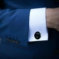 thumbnail image 3 of Constellation Elegant Stainless Steel Cufflink Set for Formal Attire, Made of Stainless Steel, for Special Occasions, 3 of 6