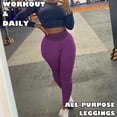 thumbnail image 4 of QRIC Butt Scrunch Seamless Leggings for Women High Waisted Booty Workout Yoga Pants Ruched Butt Lift Textured Tights, 4 of 7