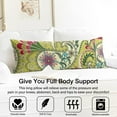 thumbnail image 3 of Bohemian Paisley Body Pillow Cover 20x54 - Colorful Geometric Art Long Pillow Case, Invisible Zipper Closure, Cozy & Skin-Friendly for Maternity & Office Use, 3 of 7