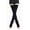 A01-black, variant on 27/34 Inch Over Knee Knit Leg Warmers, Extra Long Soft Thick Thigh High Footless Socks for Women