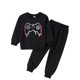thumbnail image 1 of Gibobby Conjunto de Bebé A Niño Niños Niño Bebé Unisex Primavera Invierno Impresión Manga Larga Sudadera Con Capucha Sudadera Trajes Ropa(Negro,3-4 Años), 1 of 5