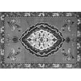 thumbnail image 1 of Ahgly Company Indoor Rectangle Medallion Gray Traditional Area Rugs, 7' x 9', 1 of 1