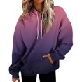 thumbnail image 2 of Womens Fashion Tops Hoodies for Women Pullover Oversized Sweatshirts Long SLeeve Shirts Loose Fit, 2 of 6