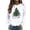 White, variant on FYEGRE Christmas Tree Sweatshirt Women Merry Christmas Long Sleeve Shirt Pullover Top Xmas Holiday Sweatshirts Grey XXL