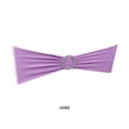 thumbnail image 2 of Wosthever 50 pack/lote Premium exquisito ribete fácil de instalar silla cubierta banda con hebilla deslizante fajas Kits de decoración para fiestas Violeta, 2 of 6