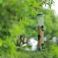 thumbnail image 6 of Urban Deco Metal Bird Feeder Tube Hanging Wild Bird Seed Feeder, Steel Hanger Great for Attracting Birds (Green), 6 of 8