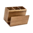 thumbnail image 4 of Porta Cubiertos Organizador de Cubiertos Recipiente para Utensilios Soporte de Servilletas Caja Rústica Elegante Adecuado para Mesa Comedor Sala, 4 of 9