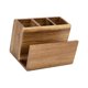 thumbnail image 4 of Porta Cubiertos Organizador de Cubiertos Recipiente para Utensilios Soporte de Servilletas Caja Rústica Elegante Adecuado para Mesa Comedor Sala, 4 of 9
