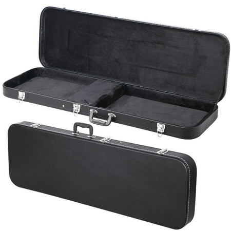Abs Bass Guitar Case - Bass Guitar Hard Case Fits Most Standard Electric Bass Guitars Hardshell Black