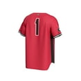 thumbnail image 3 of Youth GameDay Greats #1 Red Georgia Bulldogs Lightweight Baseball Jersey, 3 of 4
