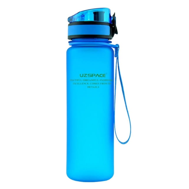 Botella de agua para ejercicio libre, gimnasio, , sin BPA, boca , irrompible 500 ml DYNWAVEMX botella de plástico deportivo