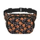thumbnail image 1 of Fotbe Sunflowers Cangurera Cuadrada con Estampado de Doble Capa, Bolsa de Cintura Ajustable Mini para Hombres y Mujeres, 1 of 9