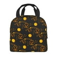 thumbnail image 4 of Halloween Insulated Lunch Bag for Women Men , Reusable Cute Lunch Bags for Picnic School Work Office Pumpkin, 4 of 8