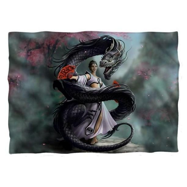 Anne Stokes & Dragon Dancer Front & Back Print-Pillow Case, White - 20 x 28 in. - Walmart.com ...