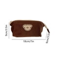 thumbnail image 3 of Boovnll Pencil Pouch, Portable Large Capacity Multifunction Cosmetics Bag, Coin Pouch, Pencil Bag with Zipper for Home, Office Supplies Storage, Pencil Case, 3 of 6