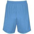 thumbnail image 2 of Augusta Sportswear M Boys Modified Mesh Shorts Columbia Blue 1851, 2 of 5