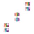 thumbnail image 3 of heritaly 4 Pieces Reinforcement Labels Repair Subsidy Strong Viscosity Doughnut Shape Small Hole Stickers Set for Recipes Binders Colorful 3Set, 3 of 6