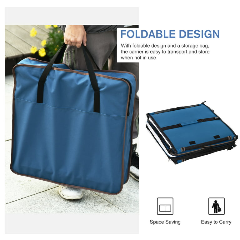 Travel In Comfort With Your Pet: Foldable Large Soft sided - Temu
