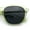 Light Green - Black, variant on Gentlemanly Keyhole Bridge Thin Horn Rim Hipster Fashion Sunglasses Dark Green - Green