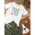 thumbnail image 3 of Cute Storybook Dinos Art T-Shirt Toddler -Image by Shutterstock,  4 Toddler, 3 of 4