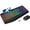 Wireless Keyboard and Mouse with Phone/Tablet Holder & RGB Backlit & 22 RGB Lighting Modes - Black