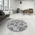 thumbnail image 4 of Ahgly Company Machine Washable Indoor Rectangle Transitional Silver Gray Area Rugs, 2' x 3', 4 of 7