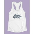 thumbnail image 3 of Radiate Positivity W Flowers Racerback Tank Women -Smartprints Designs, Female Small, 3 of 4