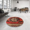 thumbnail image 3 of Ahgly Company Indoor Rectangle Traditional Red Persian Area Rugs, 5' x 7', 3 of 6