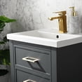 thumbnail image 3 of Clara 20" Single Bathroom Vanity with Porcelain Top - Gray, 3 of 10