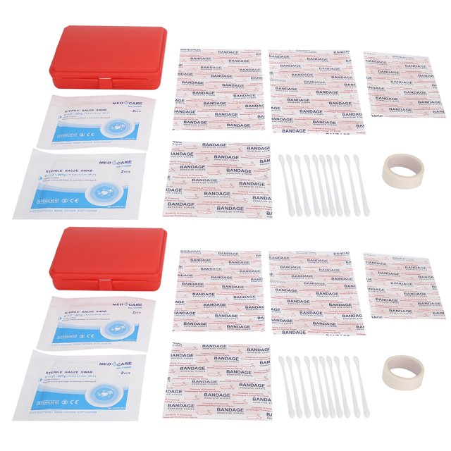 Kit d'Aide d'Urgence Extérieur Kit d'Aide d'Urgence Blessure Sportive Kit d'Aide d'Urgence Ménager Kit d'Aide d'Urgence 2 Ensembles Kit d'Aide d'Urgence Ménager d'Urgence Blessure Sportive Entorse