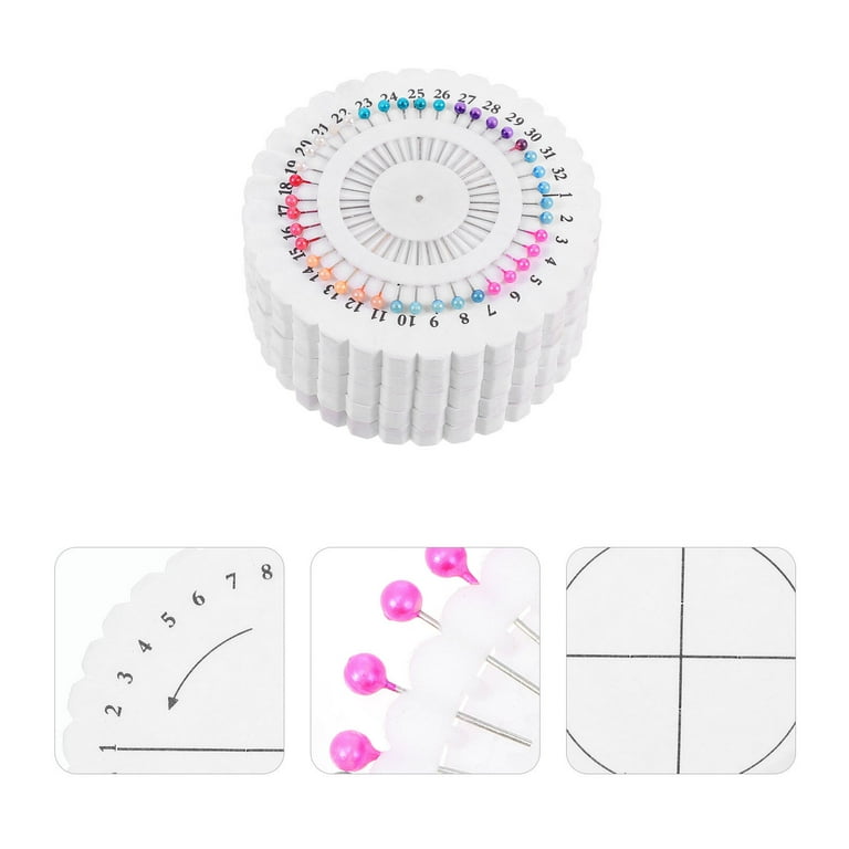 1 Set Round Kumihimo Disk Bracelet Weave Knitting Plate with Positioning  Pin 