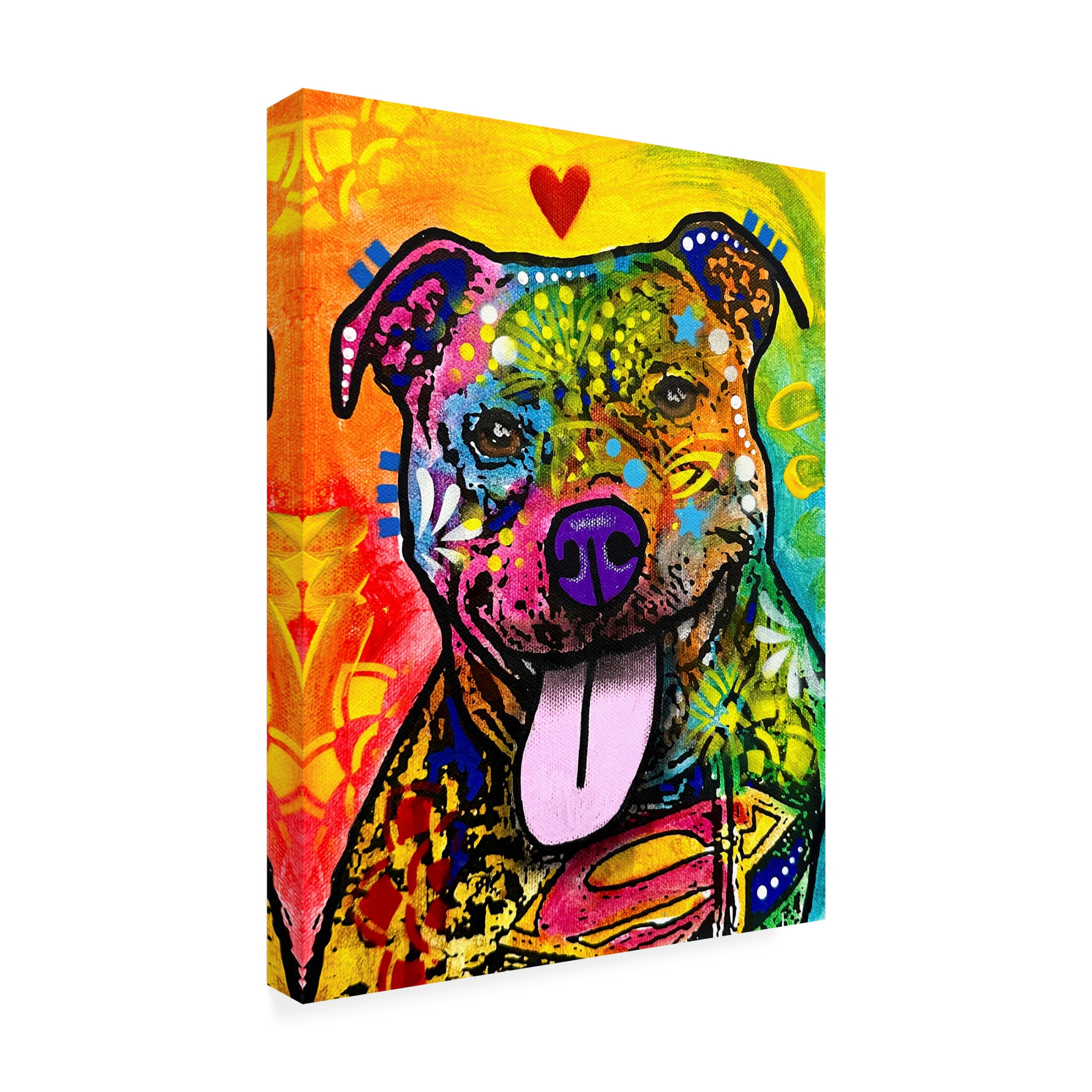 Canvas Wall Art - Dean Russo- Exclusive 'Smilin' Wall Art for Living Room, Bedroom, or Office Décor by Trademark Fine Art - 24 x 32 Inches