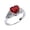 Silver, variant on YYKihy Women Ring Colorful Zircon Wedding Jewelry Rings Size Alloy 6-10 Gift Finger