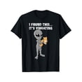 thumbnail image 2 of Playera Hombre The LabelI Found This - It's Vibrating - Cat & Alien T-Shirt Selected pure cotton interesting design DIY short sleeve t-shirt for men, soft and breathable, suitable for all seasons, c, 2 of 8