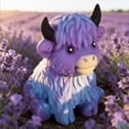 thumbnail image 6 of Roiihwy High Land Cow Squish Toys, Slow Rebound Squeeze Stress Balls, Purple, 3.15", Stress Relief Sensory Toys(Foam), 6 of 6