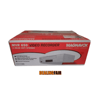 New Magnavox MVR650 4-Head Hi-Fi VHS VCR Player