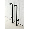 thumbnail image 2 of Kingston Brass AE810S0DKL Concord Freestanding Tub Supply Line, Matte Black, 2 of 5