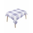 thumbnail image 2 of Purple Plaid Tablecloth Rectangle Table Cloth 52x70, Waterproof Tablecloth Outdoor Table Cloth, Spring Summer Farmhouse Buffalo Checkered Washable Table Cover for Kitchen Dinning Party, 2 of 8