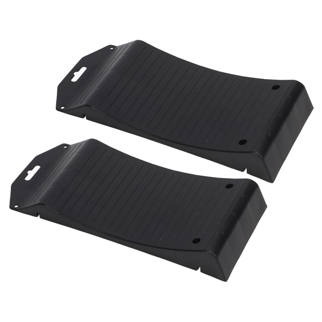 Car Tire Saver Ramps, 2Pcs Heavy Duty Flat Spot Flat Tire Prevention Ramp Wheel Stopper Storage Of Vehicles Up To 10 Tons Anti Slip For Car RV Trailer
